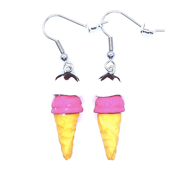 Zwei-Kugel-Eiscreme-Ohrringe