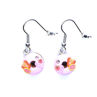 Boucles d'oreilles donuts
