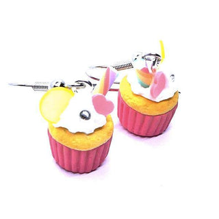 Boucles d'oreilles cupcake
