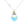 Collier cupcake licorne