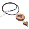 Collier biscuit miroir chocolat