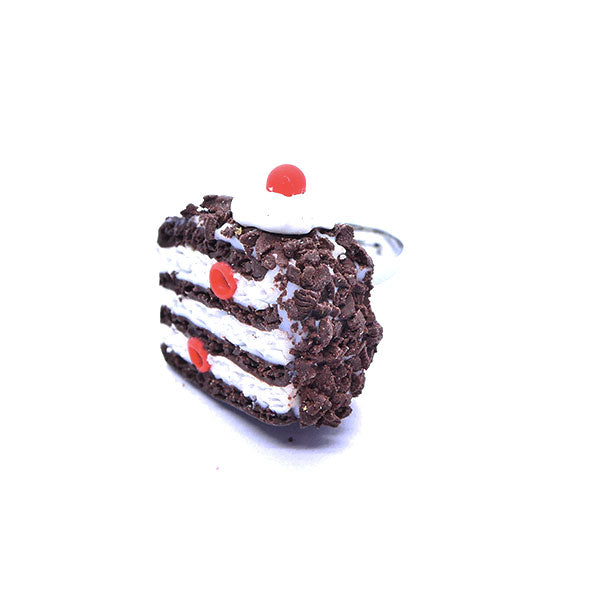 Bague gâteau forêt noire