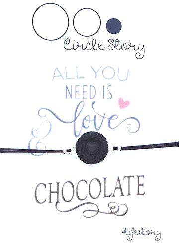 All you need is love but little chocolate doesn't hurt