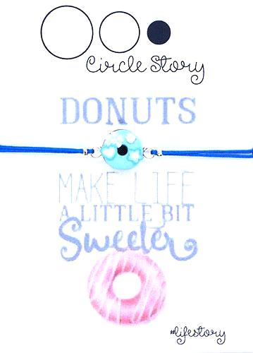Donuts make life a little bit sweeter (donuts bleu)