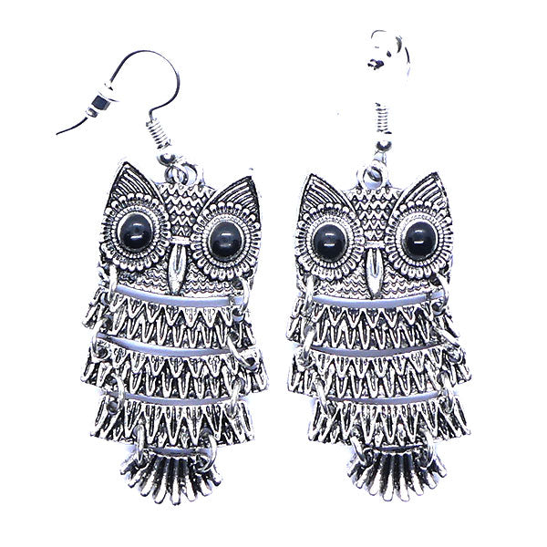 Hibou argenté articulé